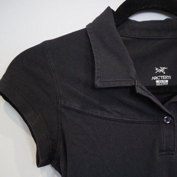 Black Arcteryx polo t-shirt - Picture 4 of 5
